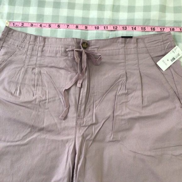 2/40$ Plus size 18 Reitmans pedal crop pants ankle trousers cotton lightweight - Picture 5 of 9